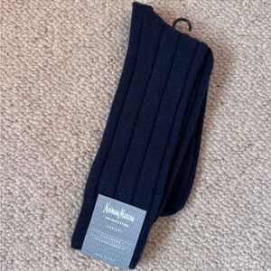 Neiman Marcus The Man’s Store Navy Blue cashmere socks